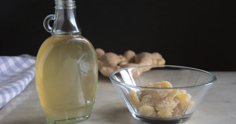 Ginger Syrup & Candied Ginger